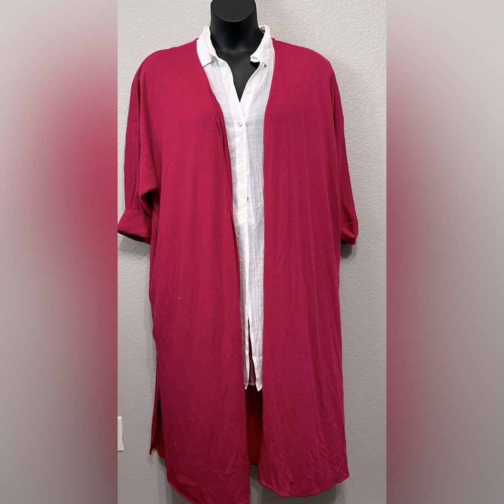 Pink duster, large/extra large